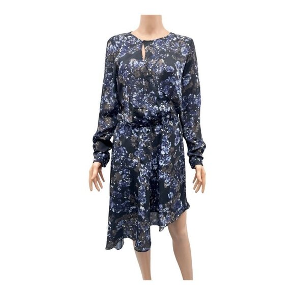 Parker Blue Bonnet Asymmetrical Dress NWT - Picture 1 of 8